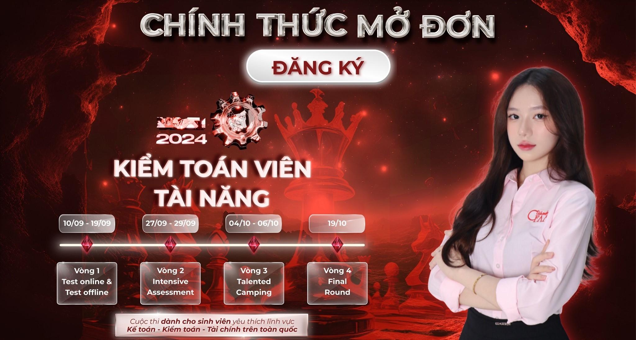 Chính thức mở đơn Cuộc thi Kiểm toán viên tài năng 2024