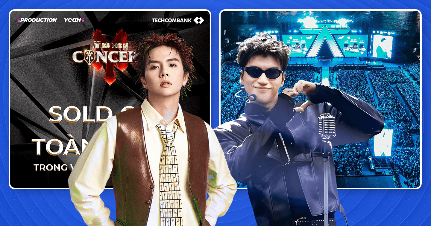 Mô hình Live Concert tại Việt Nam ngày càng được ưa chuộng: Concert Anh Trai Vượt Ngàn Chông Gai “sold out” sau 90 phút mở bán, concert Anh Trai Say Hi thu hút hơn 20.000 nghìn lượt khán giả