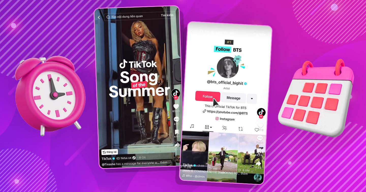 “Khung giờ vàng” đăng video trên TikTok năm 2024: Những ngày cuối tuần thường có lượng tương tác thấp hơn các ngày trong tuần 