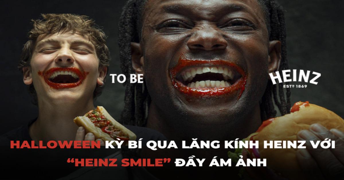 Chiến dịch “Heinz Smile” đầy ám ảnh mùa Halloween qua lăng kính của Heinz 