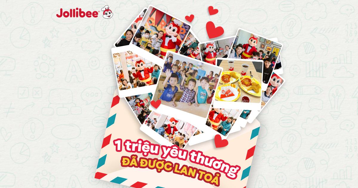 Jollibee Việt Nam khép lại dự án “Triệu Yêu Thương, Tiếp Bước Em Đến Trường” sau 44 ngày triển khai