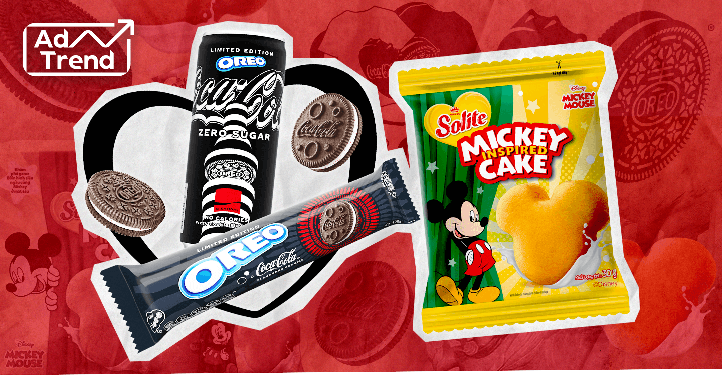 Xu hướng Brand Collaborations ngành FMCG: Đôi “bestie” Coca-Cola và Oreo kết hợp từ hương vị đến chiến lược truyền thông; Solite “bắt tay” với Disney cho ra mắt bánh bông lan phiên bản Mickey Mouse