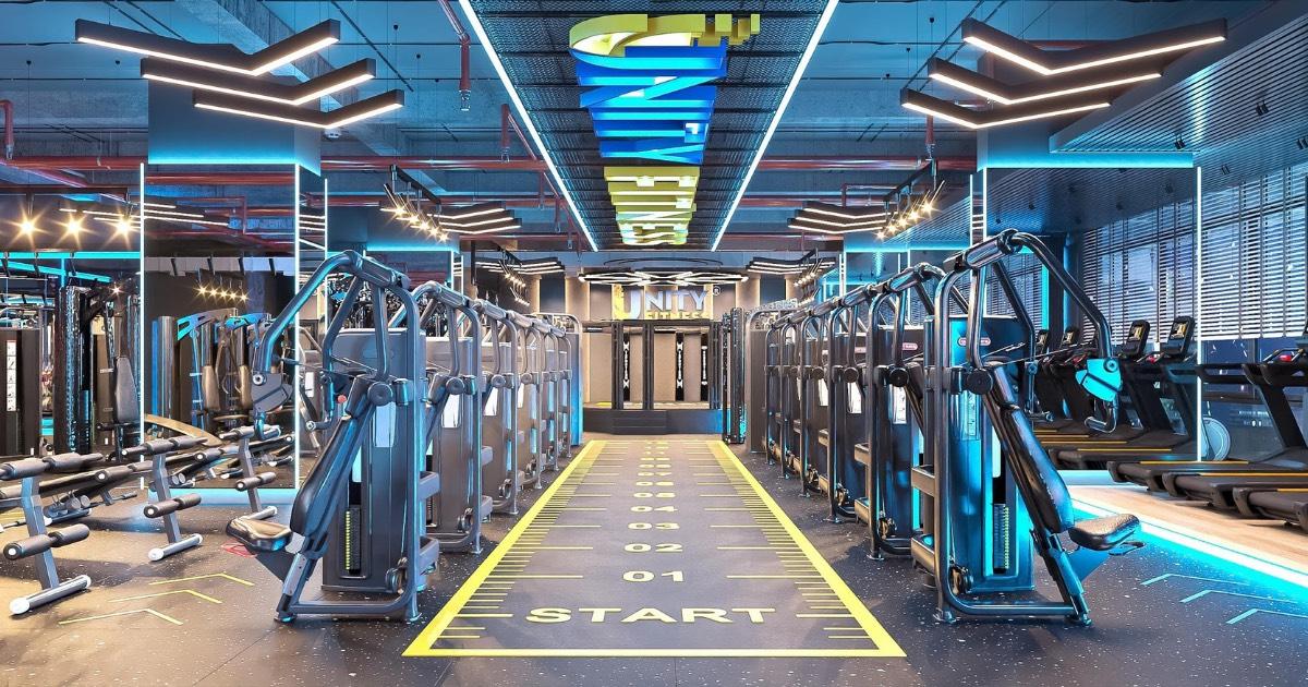 Tập luyện trong không gian trẻ trung, sang trọng ở Unity Fitness