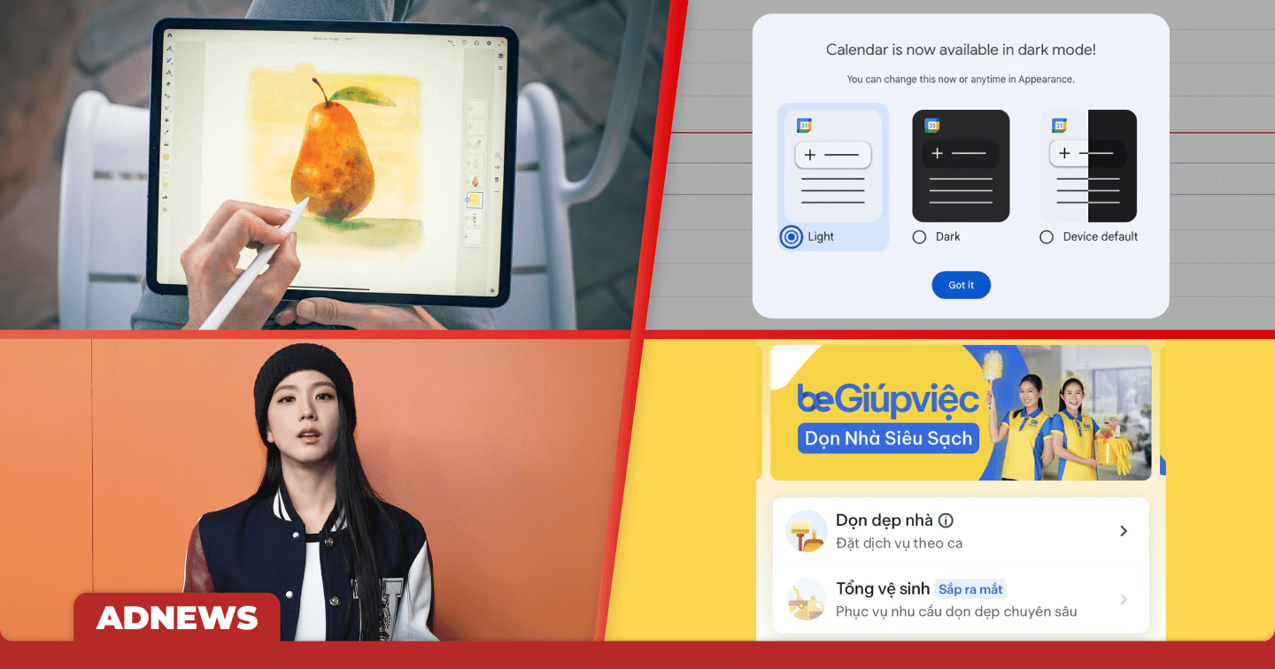 Điểm tin tuần: Adobe Fresco trở thành ứng dụng vẽ miễn phí nhân dịp kỷ niệm 5 năm ra mắt; BE ra mắt dịch vụ BE Giúp việc tại TP.HCM