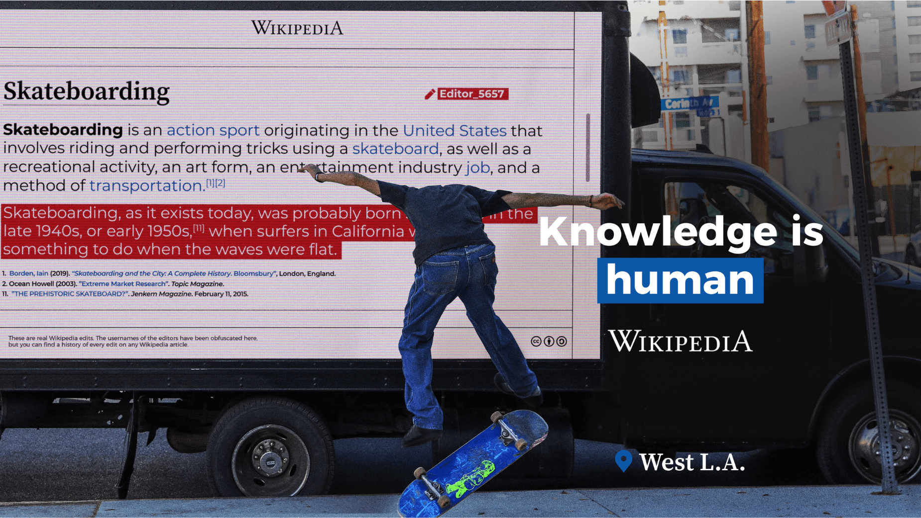 Wikipedia ra mắt chiến dịch "Knowledge is Human", khẳng định mọi thông tin trên nền tảng đều được xây dựng và kiểm duyệt bởi cộng đồng người dùng