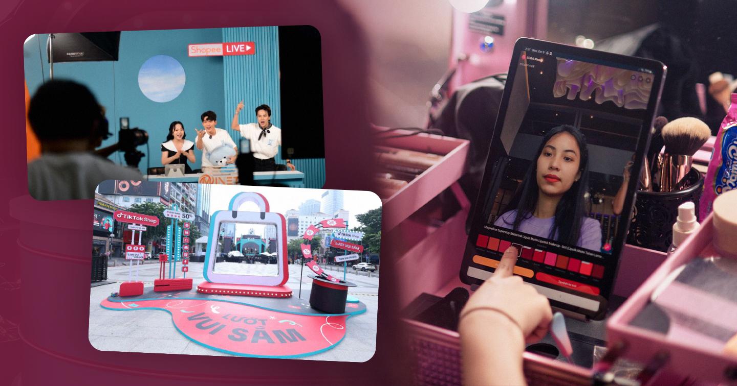 Cuộc đua giữa các sàn TMĐT ngày 11/11: TikTok Shop dựng phòng livestream khổng lồ ngay Phố đi bộ Nguyễn Huệ, Lazada tung loạt ứng dụng AI vào trải nghiệm mua hàng,...