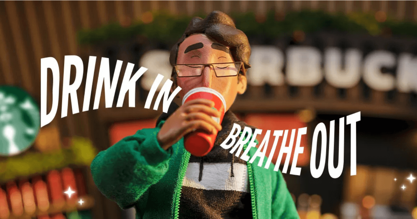 Starbucks ra mắt chiến dịch quảng cáo "Drink In, Breathe Out": Khuyến khích mọi người tận hưởng khoảnh khắc bình yên giữa mùa lễ hội náo nhiệt