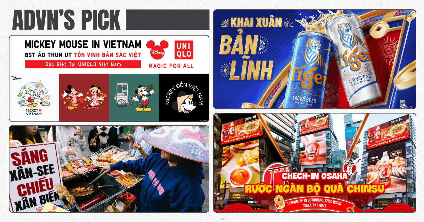 4 chiến dịch nổi bật tuần qua: Uniqlo kết hợp với hoạ sĩ Việt đưa hình ảnh văn hoá dân tộc vào thiết kế, Tiger Beer ra mắt diện mạo mới chào đón mùa lễ hội,...