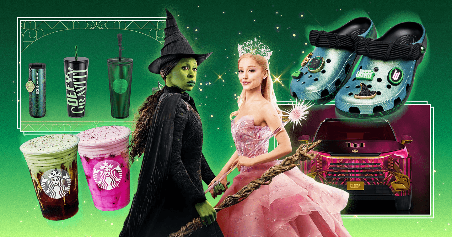 Hai phù thủy biểu tượng của Wicked "phủ sóng" chiến lược marketing của các thương hiệu lớn: Starbucks mang đến trải nghiệm ẩm thực mới lạ, Lexus “chơi lớn” khi ra mắt dòng xe phiên bản đặc biệt 