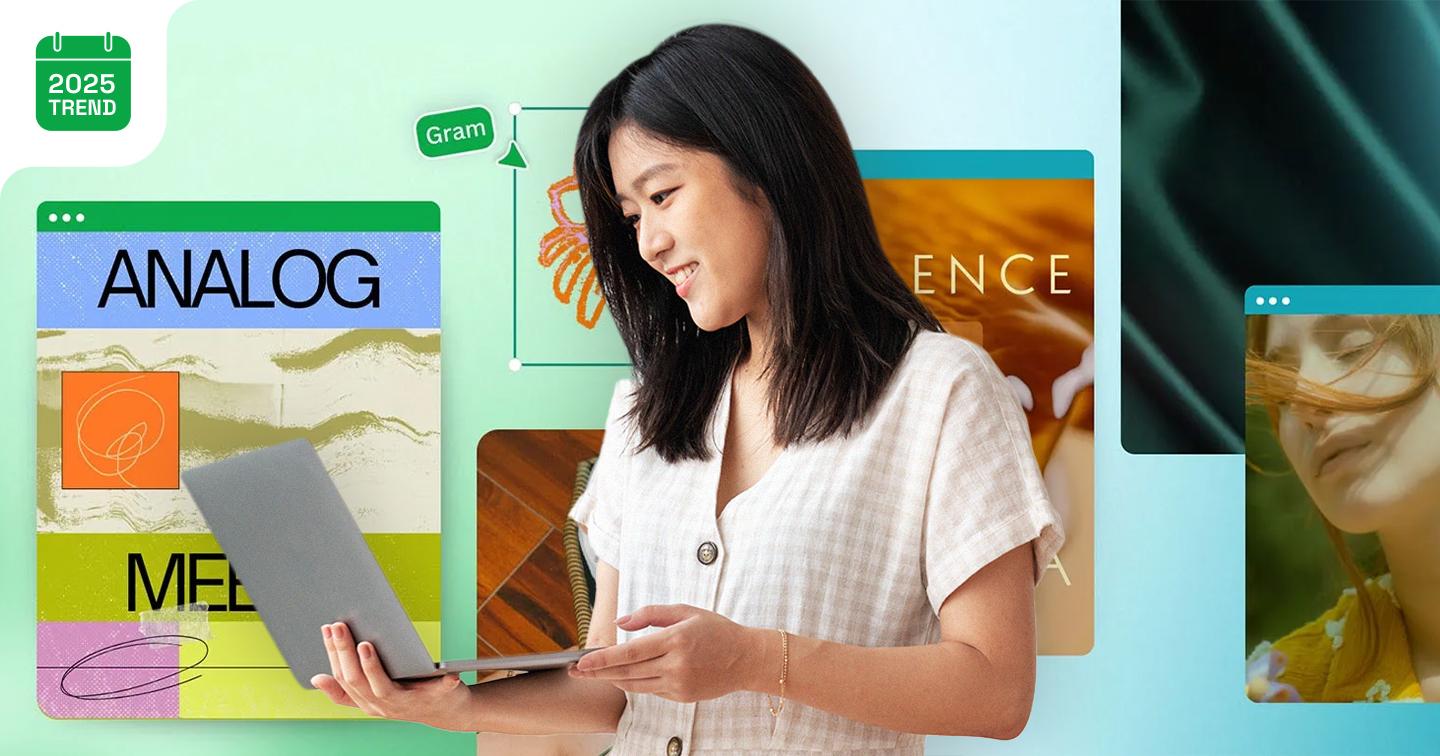 Khám phá 7 phong cách thiết kế dự đoán sẽ trở thành xu hướng trong năm 2025 của Canva: Khi trào lưu thiết kế hoài niệm dung hòa với công nghệ tân tiến 