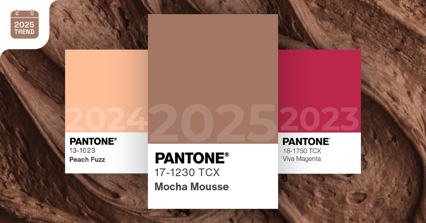 Pantone 2025: Giải mã lý do Nâu Mocha Mousse là màu đại diện cho năm 2025 