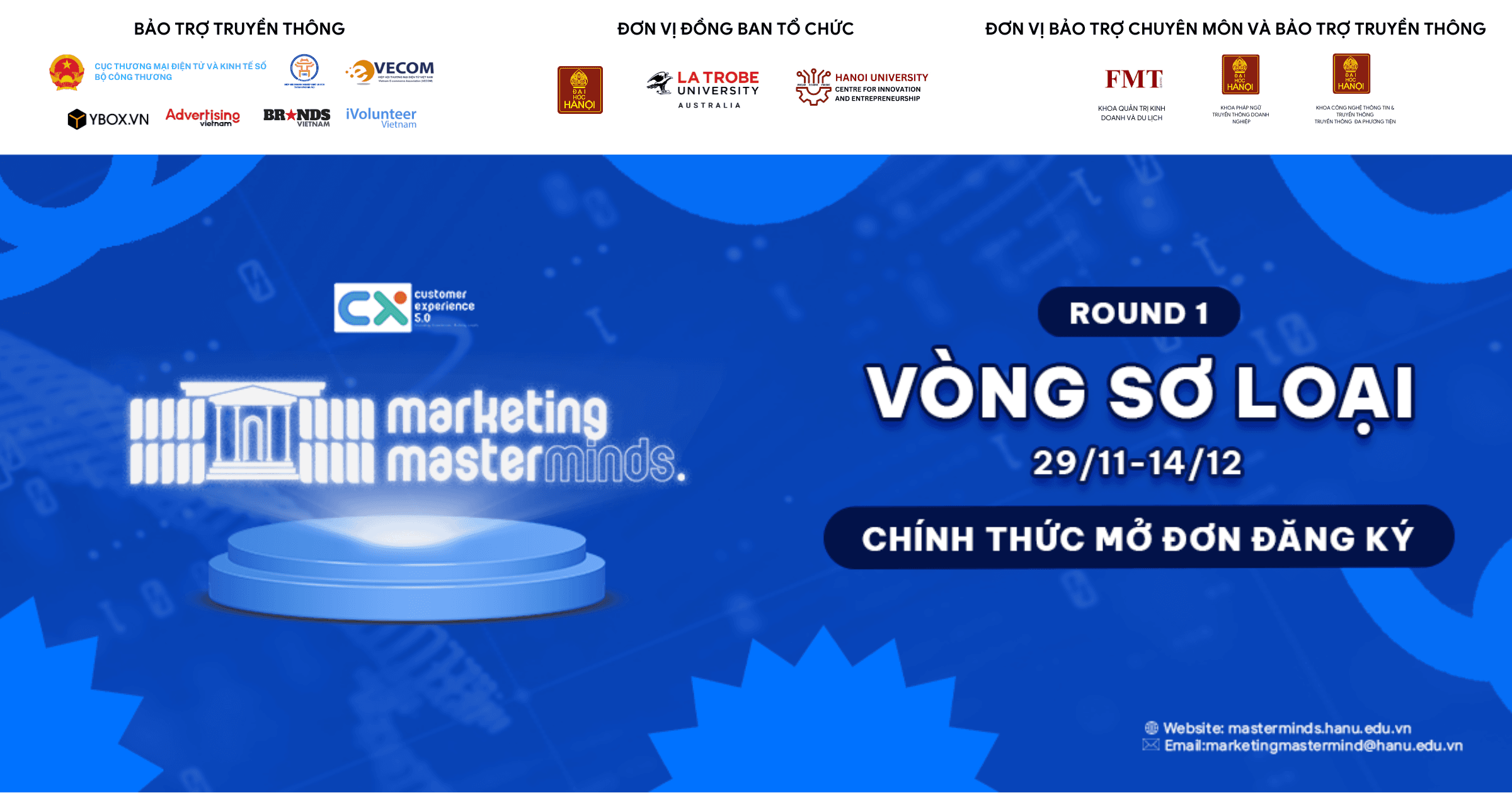 Cuộc thi HANU Marketing Masterminds 2024: Chính thức mở đơn đăng ký dự thi với chủ đề “Customer Experience 5.0”