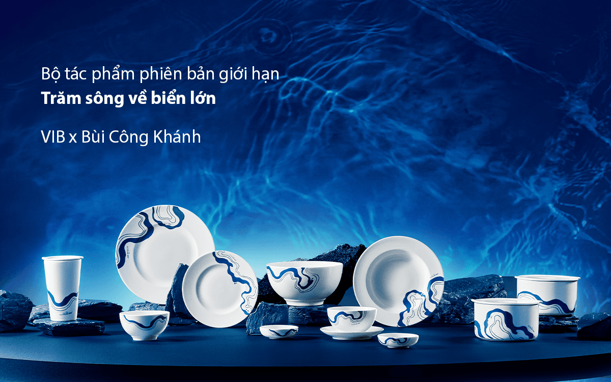 Giải mã bộ tác phẩm “Trăm sông về biển lớn” VIB dành tặng khách hàng tiền gửi 