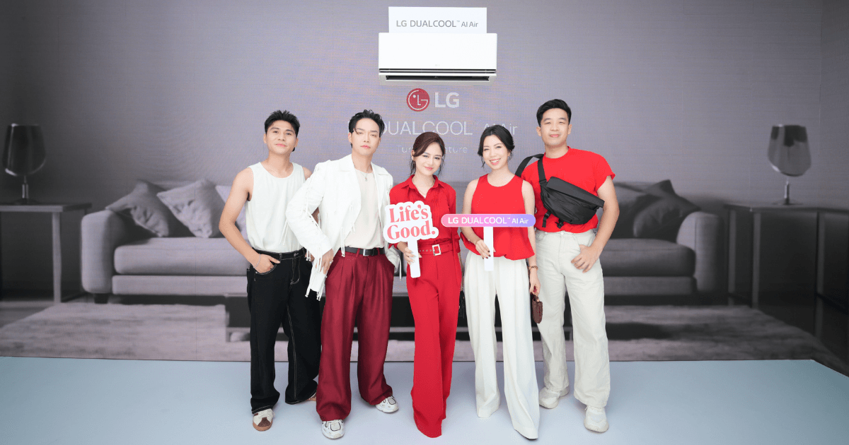 Thưởng thức "Bản hoà âm tầng không" với làn gió thông minh từ LG DUALCOOLTM AI Air