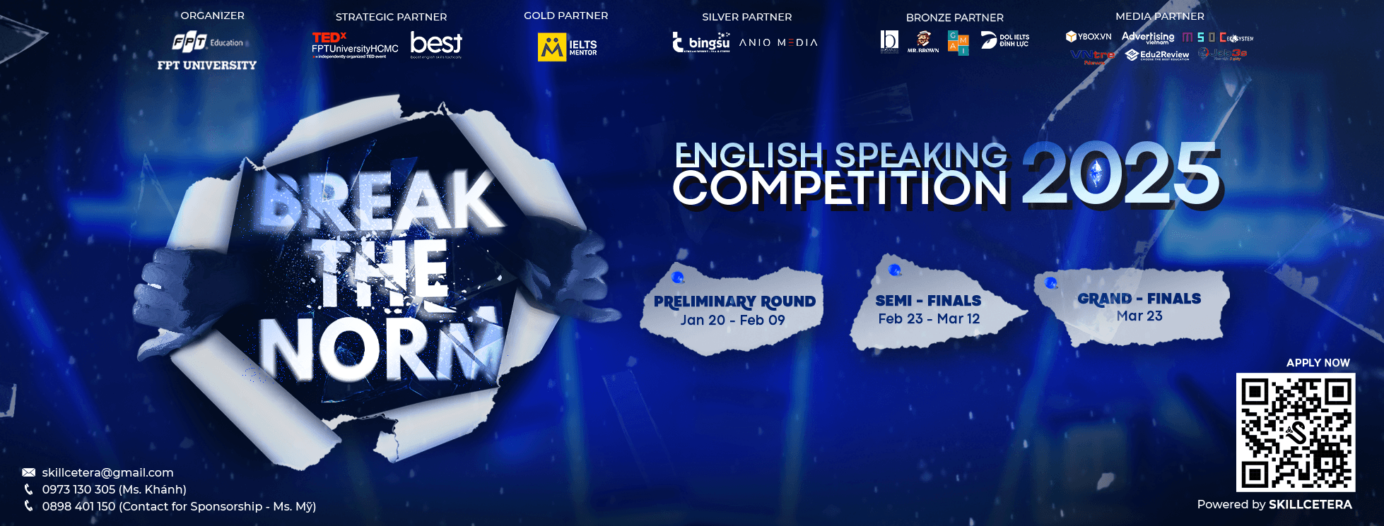 Cuộc thi English Speaking Competition "Break The Norm" chính thức đổ bộ
