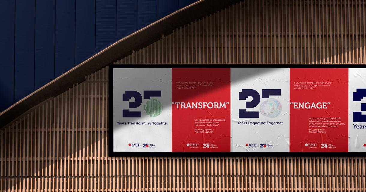 RMIT - Ngôi trường ươm mầm tài năng sáng tạo ra mắt Logo 25 năm thành lập tại Việt Nam