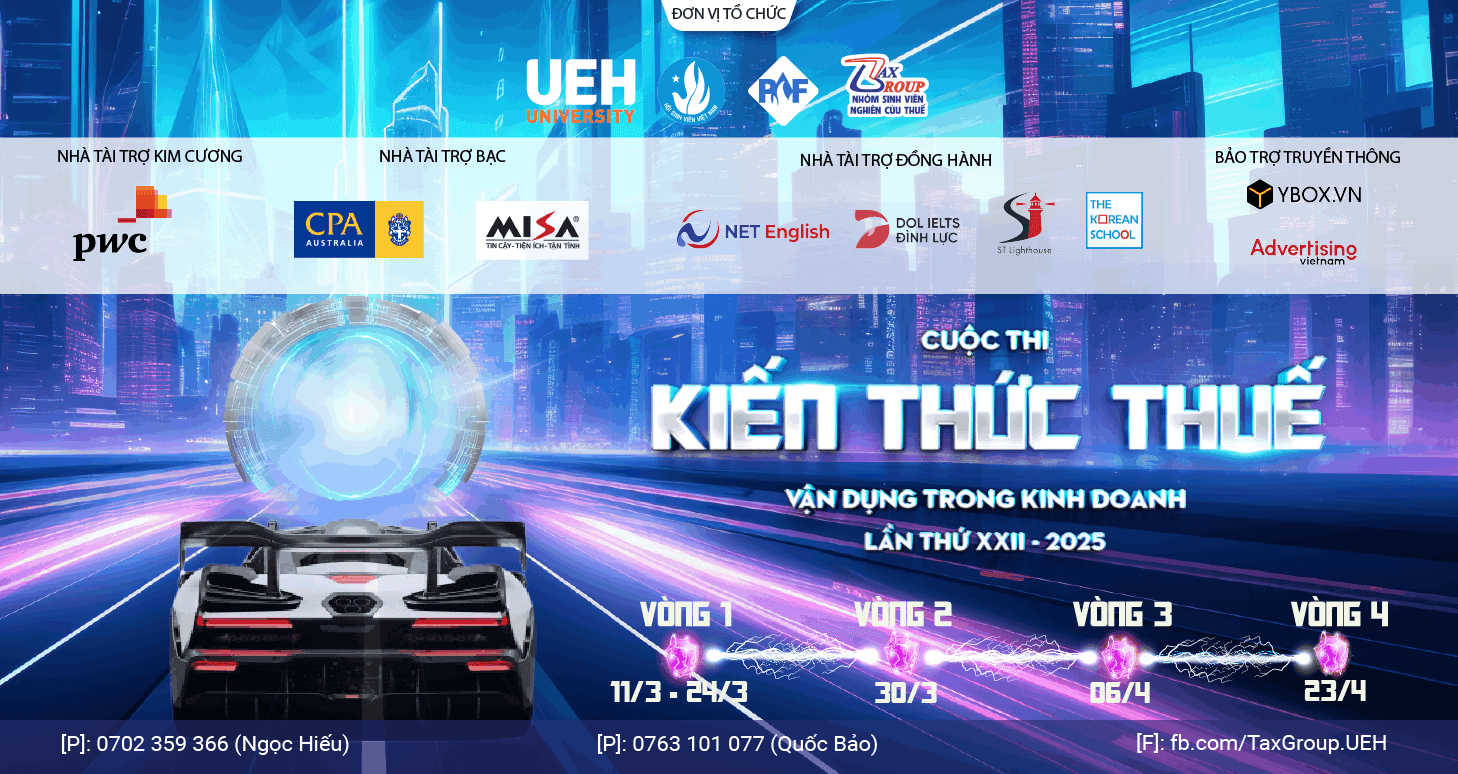 [TaxGroup] Chính thức phát động Cuộc thi Kiến thức Thuế - Vận dụng trong kinh doanh lần thứ XXII năm 2025