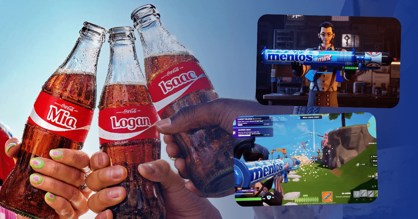 Các thương hiệu lần lượt "bán hoài niệm" trong các chiến dịch năm 2025: Coca-Cola làm mới “Share a Coke” từ năm 2011, Mentos tái hiện thí nghiệm nổi tiếng với Coca-Cola vào năm 1999