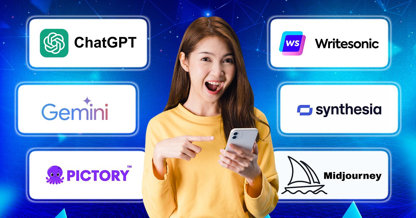 Top 10+ Công cụ AI sáng tạo nội dung tốt và hiệu quả nhất dành cho các Marketers 