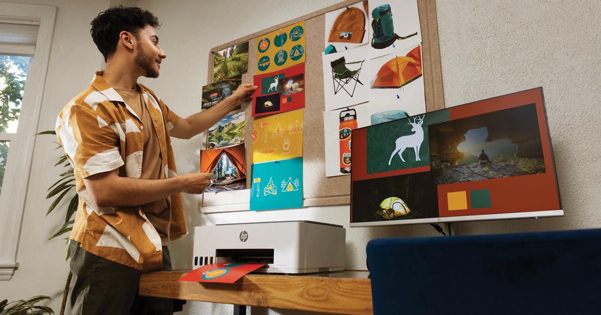 Sáng tạo không giới hạn với máy in HP Smart Tank 580