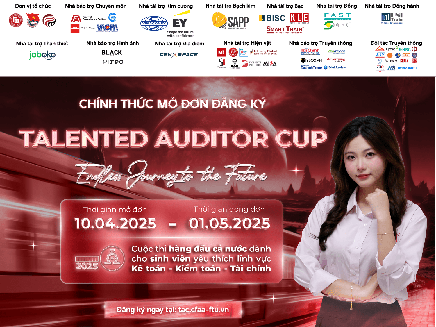 Talented Auditor Cup 2025 - Chính thức mở đơn cuộc thi Kiểm toán viên tài năng 2025