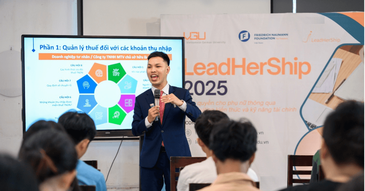 LeadHerShip 2025: Biến thuế và bảo hiểm xã hội thành trải nghiệm học tập gần gũi