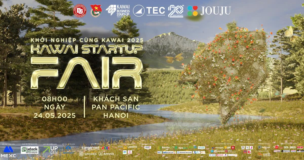 Mở đơn đăng ký tham gia Hội chợ Kết nối Khởi nghiệp lớn nhất miền Bắc - Kawai Startup Fair 2025