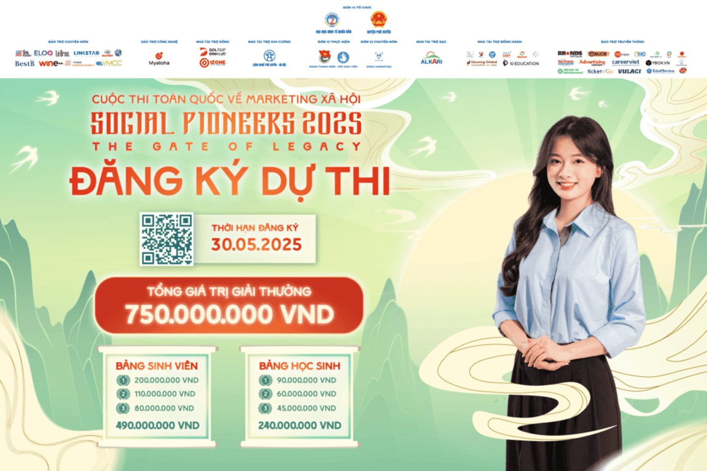 Cuộc thi toàn quốc về Marketing Xã hội Social Pioneers 2025 - Chính thức mở đơn đăng kí dự thi