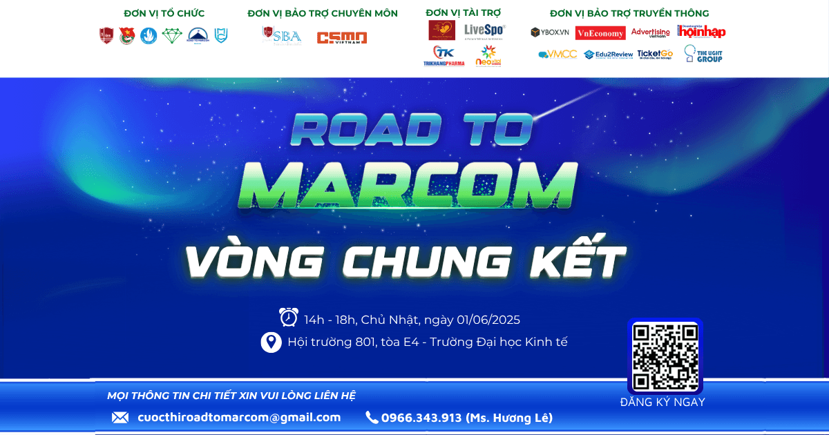 Chung kết Road to Marcom 2025: Tiếp nối thành công, khai phá thế hệ marketing tài năng tiếp theo!