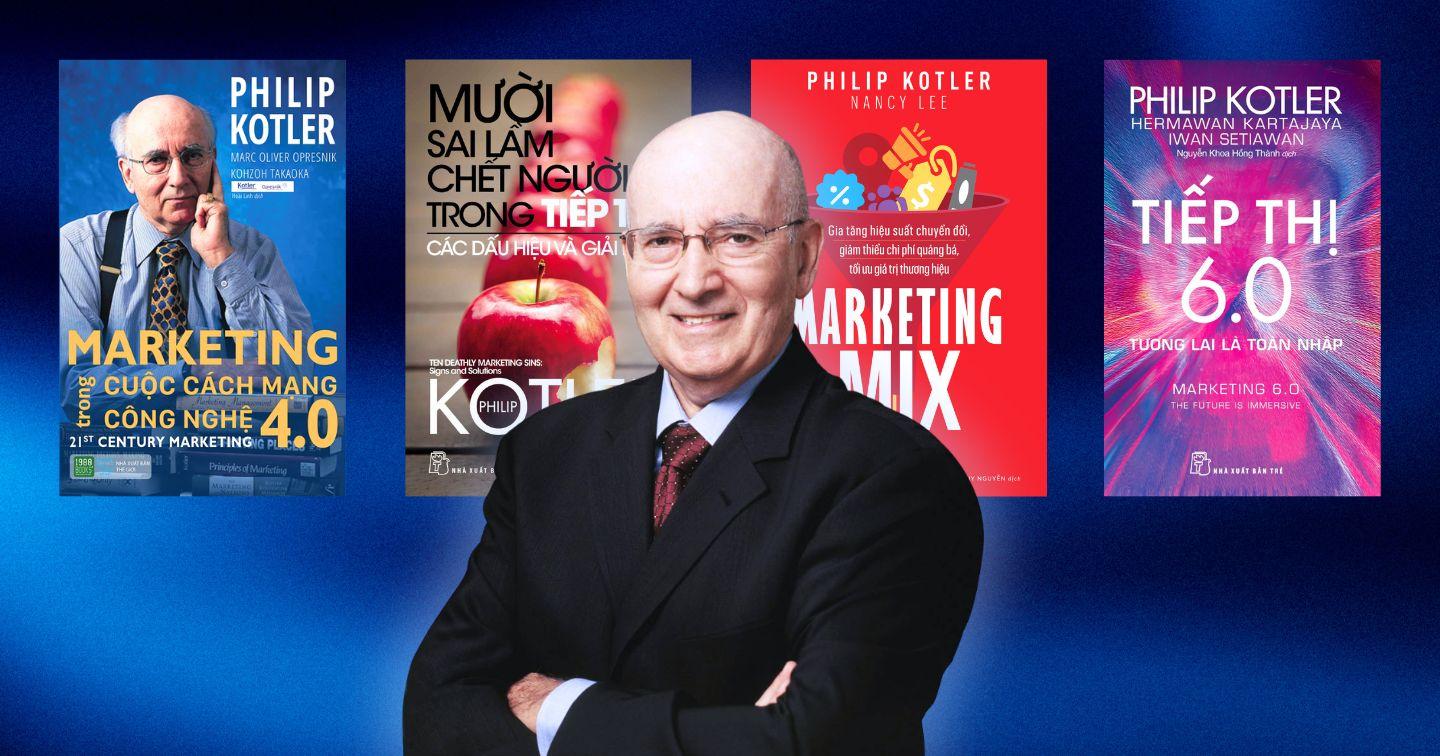World Day Marketing 2025: Điểm lại 10 cuốn sách “gối đầu giường” dành cho dân Marketer do chính “cha đẻ” ngành Marketing hiện đại thực hiện 
