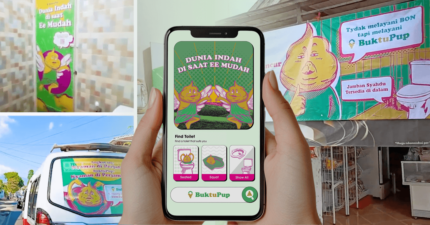 BuktuPup: Dịch vụ đặt nhà vệ sinh dễ như đặt homestay, giải quyết nỗi lo tìm nhà vệ sinh của du khách tại Indonesia