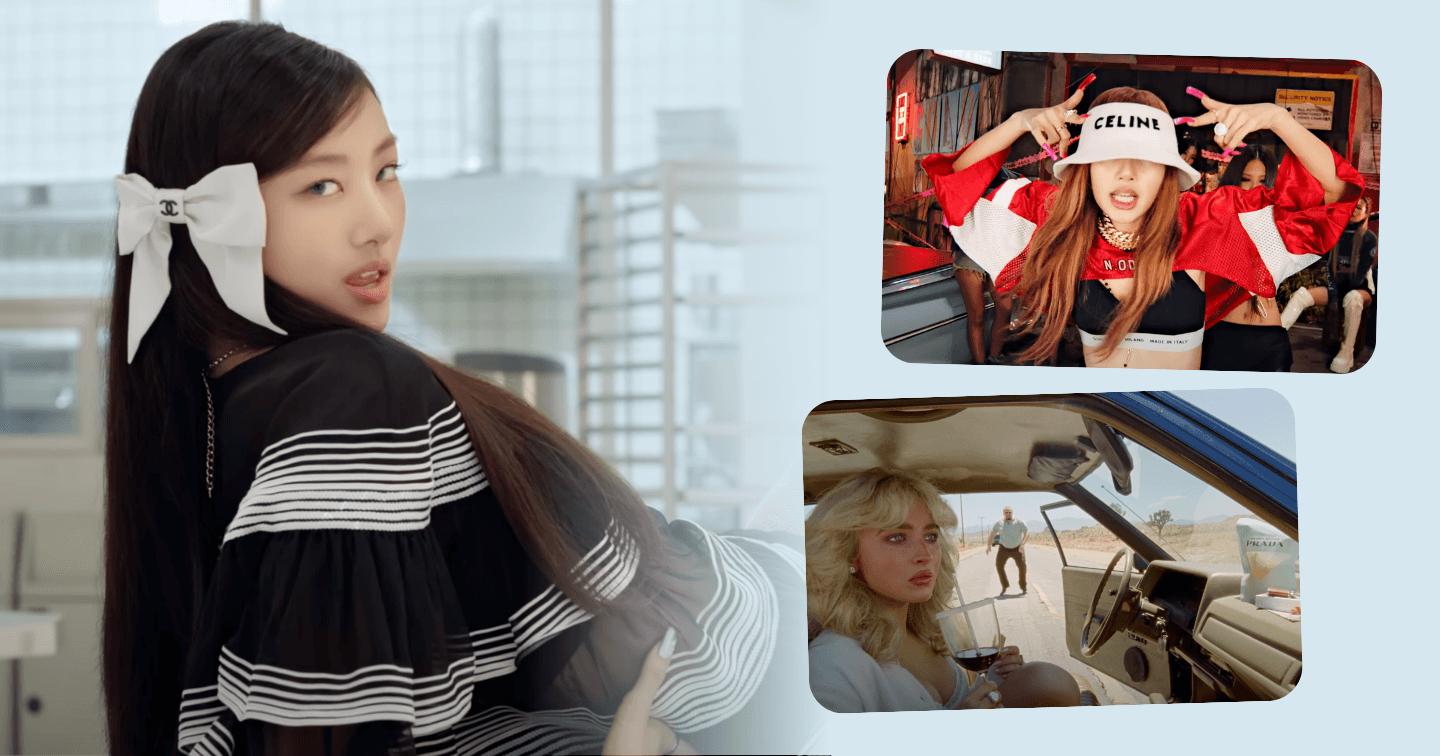 Music video là sàn diễn thời trang cho các thương hiệu xa xỉ: Prada "cài cắm" sản phẩm vào MV của Sabrina Carpenter, Lisa (BLACKPINK) nhắc đến Celine trong lời rap