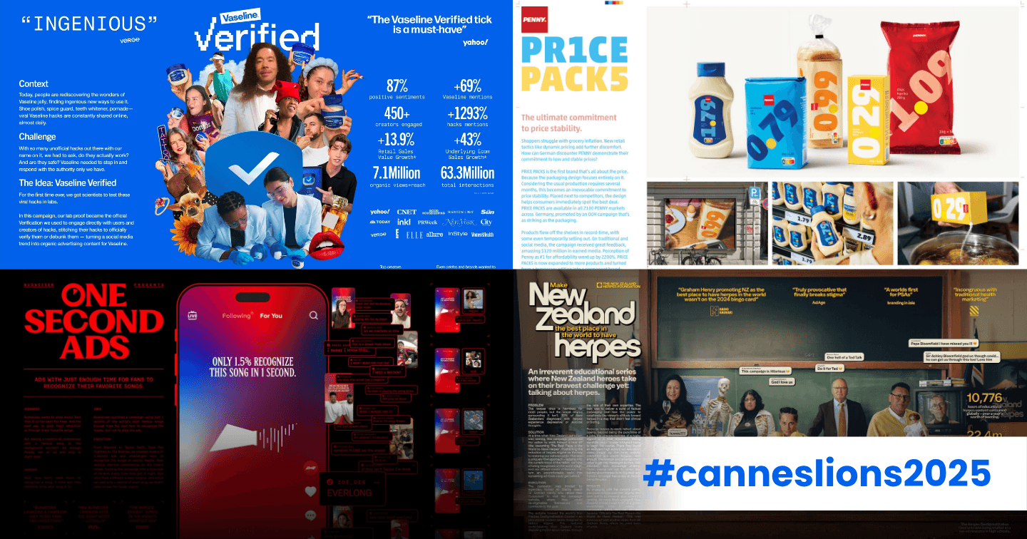 Cannes Lions 2025: Những chiến dịch đạt giải Grand Prix đầu tiên ở 6 hạng mục đã chính thức lộ diện (Phần 1) 