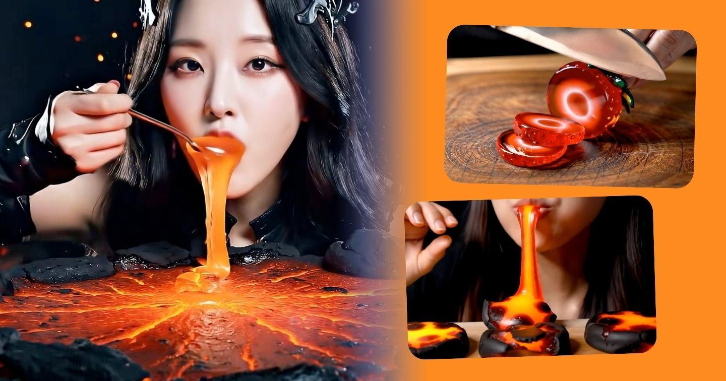 ASMR thời đại A.I: Trào lưu “ăn thuỷ tinh, uống nham thạch” và cơn sốt mukbang ảo chiếm sóng mạng xã hội