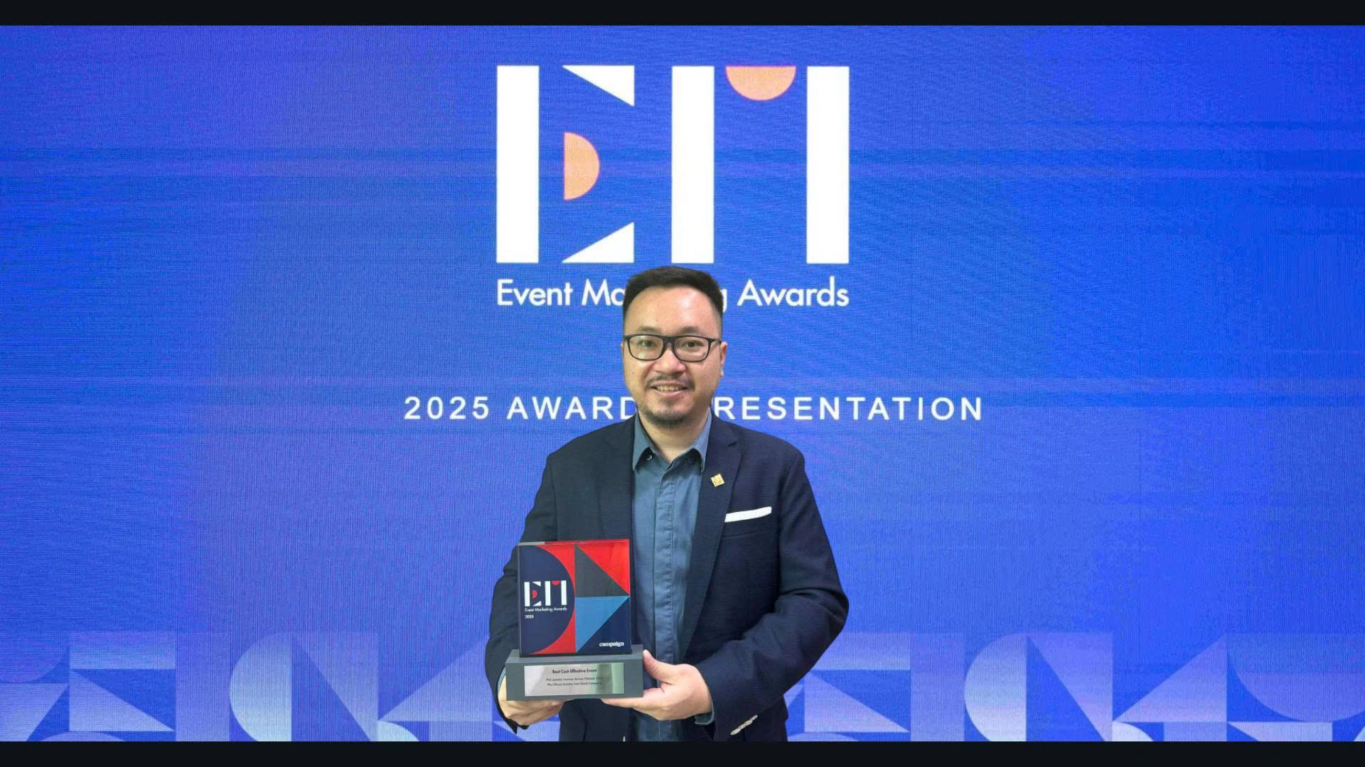 PNJ ghi dấu tại Event Marketing Awards 2025 với chiến thắng “Best Cost-Effective Event”