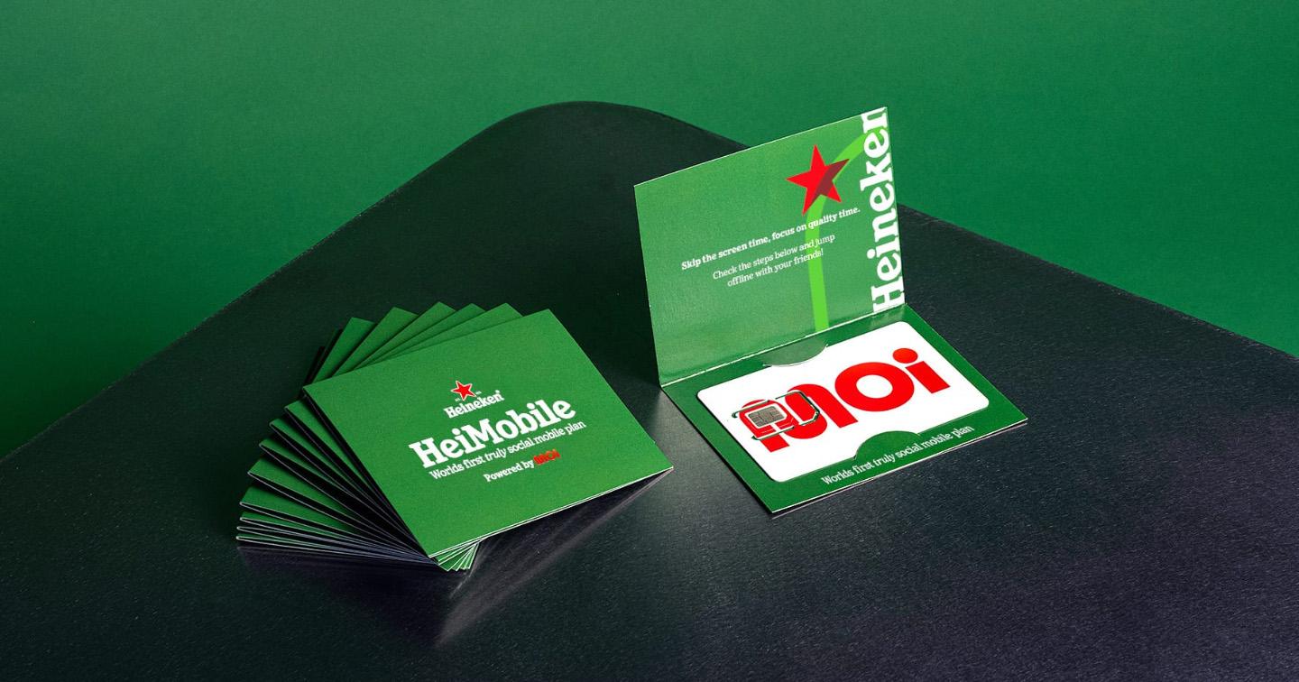 Heineken ra mắt gói cước di động HeiMobile “ngắt” kết nối của người dùng với Internet