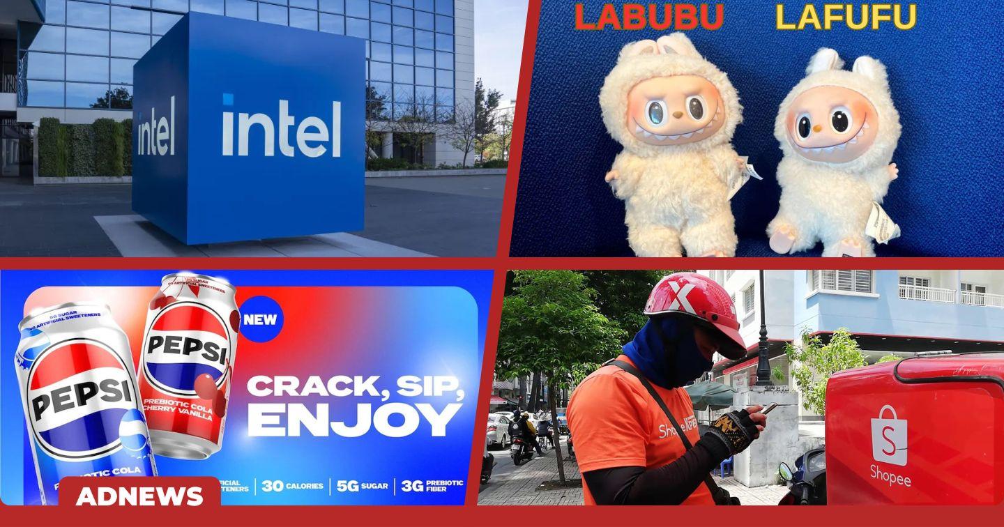 Điểm tin tuần: Tiếp tục thua lỗ, Intel cắt giảm 24.000 nhân sự; Pop Mart kiện 7‑Eleven tại Mỹ vì bán Labubu nhái có tên Lafufu