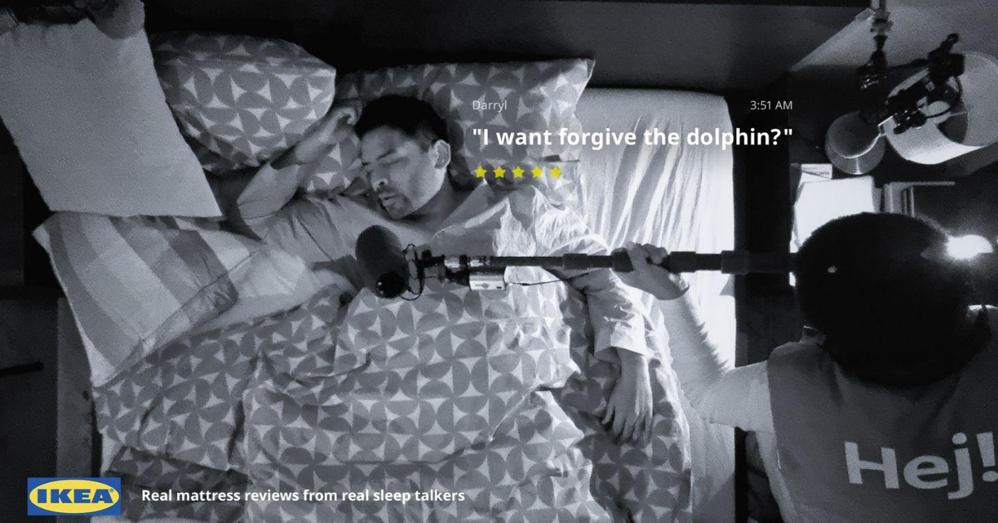 Sleep Talk Reviews: Khi người nói mớ trong lúc ngủ trở thành "KOL bất đắc dĩ" cho chiến dịch quảng bá nệm của IKEA