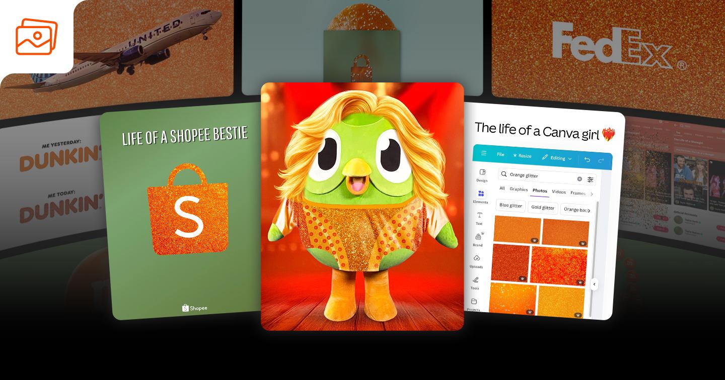 Biến văn hoá đại chúng thành chất liệu truyền thông đáng nhớ: Canva, Duolingo, Google, TikTok và loạt thương hiệu “phủ cam” bắt trend album thứ 12 của Taylor Swift