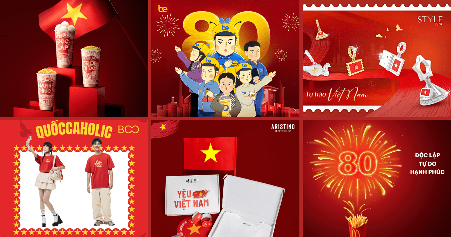 80 năm Quốc khánh 2/9: Từ sản phẩm đến thông điệp, các thương hiệu đồng loạt thể hiện tình yêu đất nước