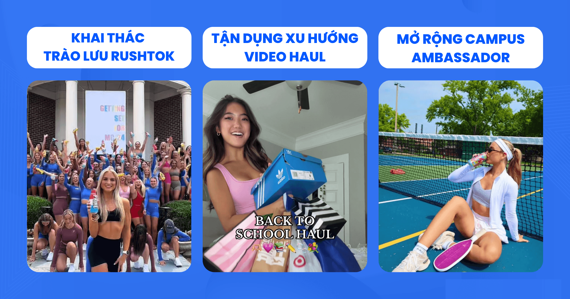 Back-to-college: Học cách thương hiệu khai thác các trường đại học Mỹ để làm tiếp thị