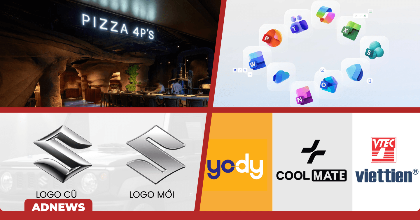 Điểm tin tuần: Pizza 4P’s sắp khai trương cửa hàng flagship đầu tiên tại Mỹ; Logo Microsoft 365 “thay áo” sau 7 năm
