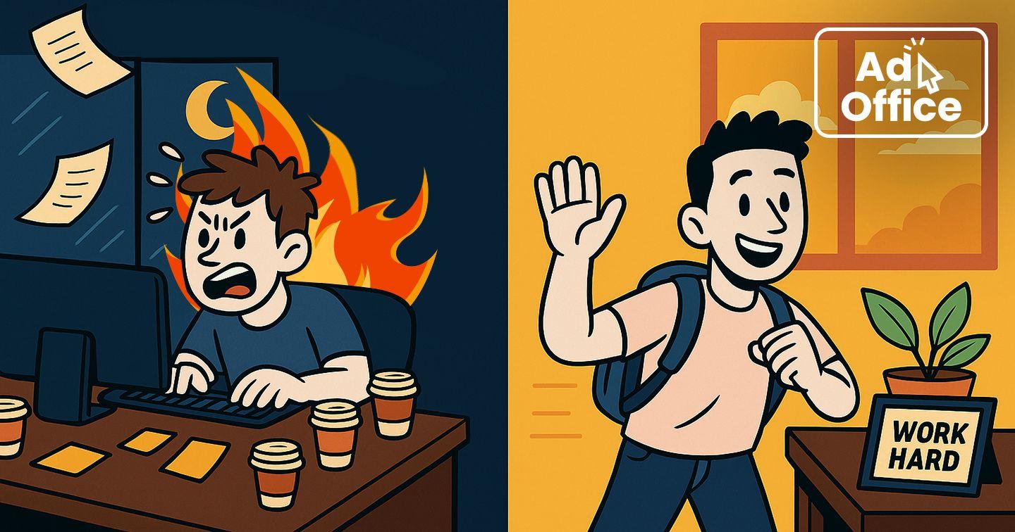 Bản đồ tăng ca của nhân viên văn phòng: Kẻ đúng giờ "biến mất", người làm mãi chẳng xong 
