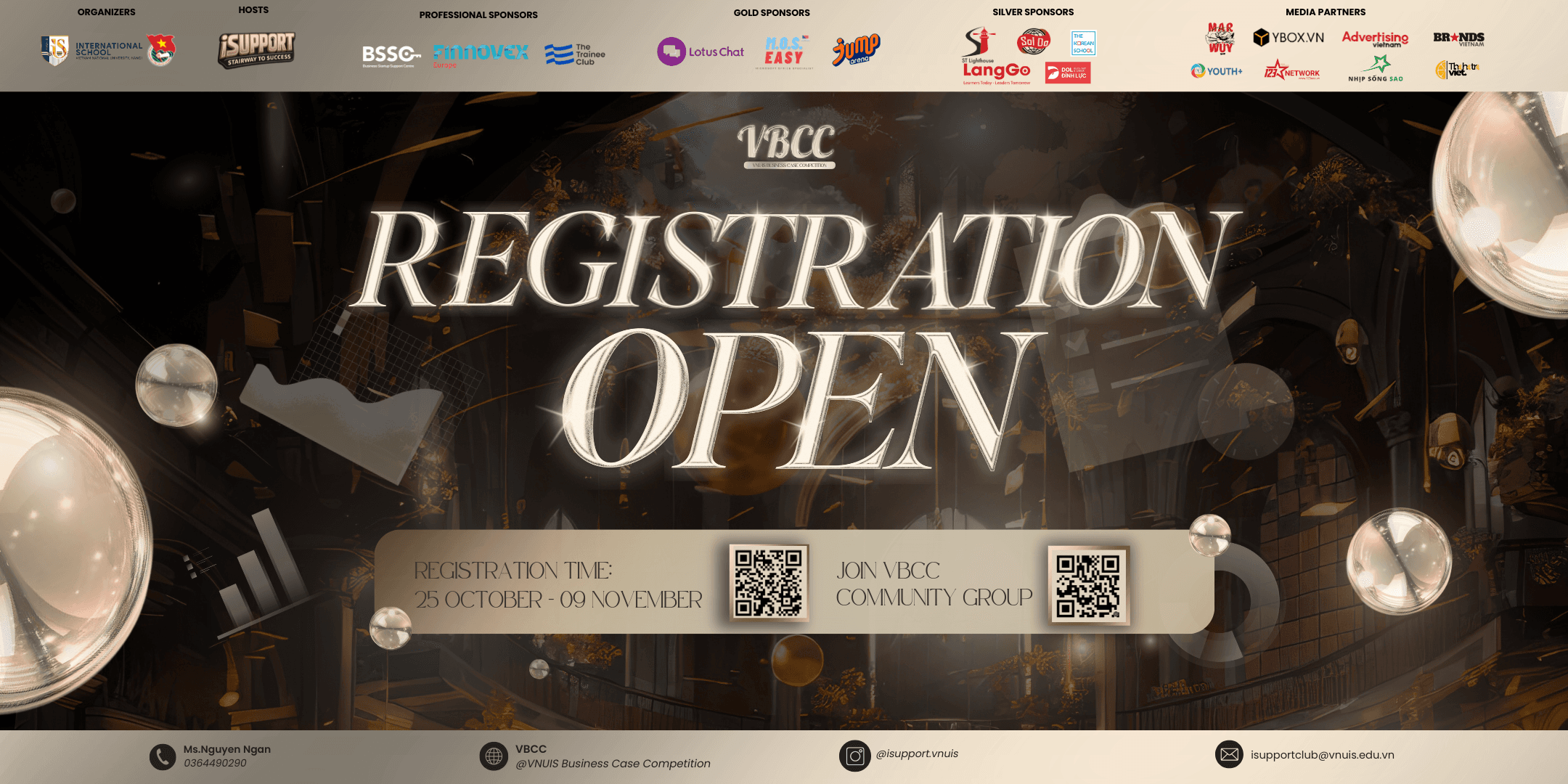 Chính thức mở đơn đăng ký tham gia VNUIS Business Case Competition 2025