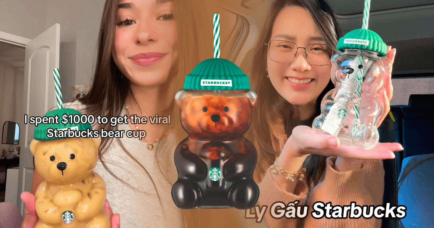Starbucks và cơn sốt cốc gấu Bearista mùa lễ hội: Chuyên gia nói gì khi văn hoá “drop” đang định hình xu hướng phụ kiện mới? 