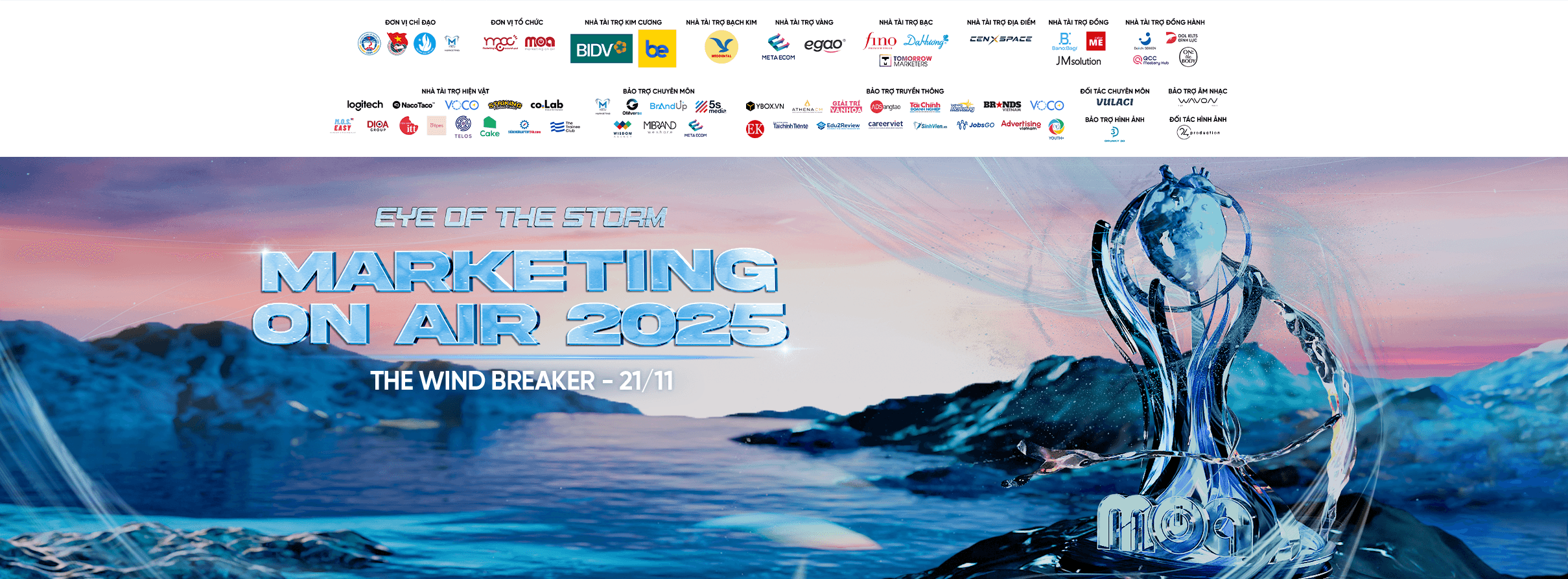 Chính thức mở đơn đăng ký tham dự Đêm Chung kết Marketing On Air 2025: The Wind Breaker