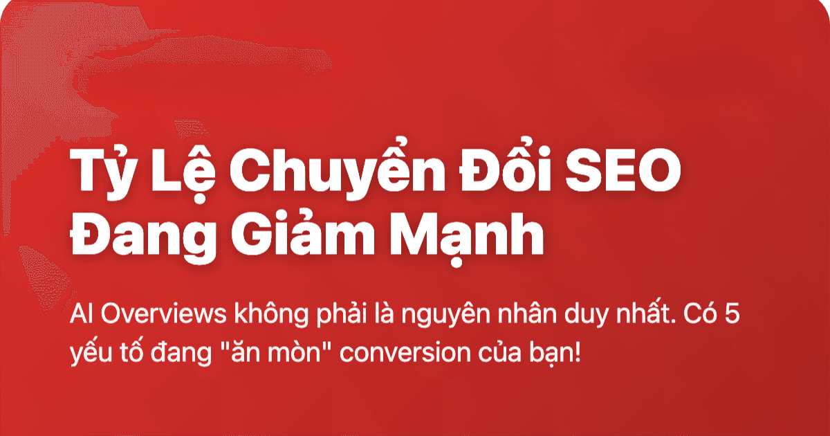 AI có làm giảm tỷ lệ chuyển đổi SEO không?
