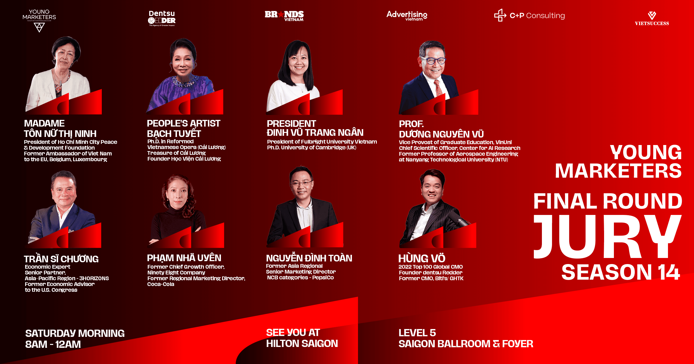 Công bố hội đồng giám khảo danh giá vòng chung kết Young Marketers 14