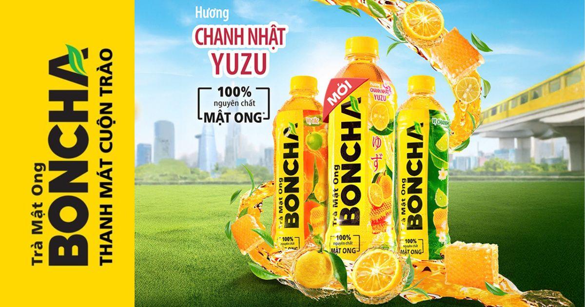 BONCHA mang “mặt trời vàng” xứ hoa anh đào lên bản đồ thức uống trendy