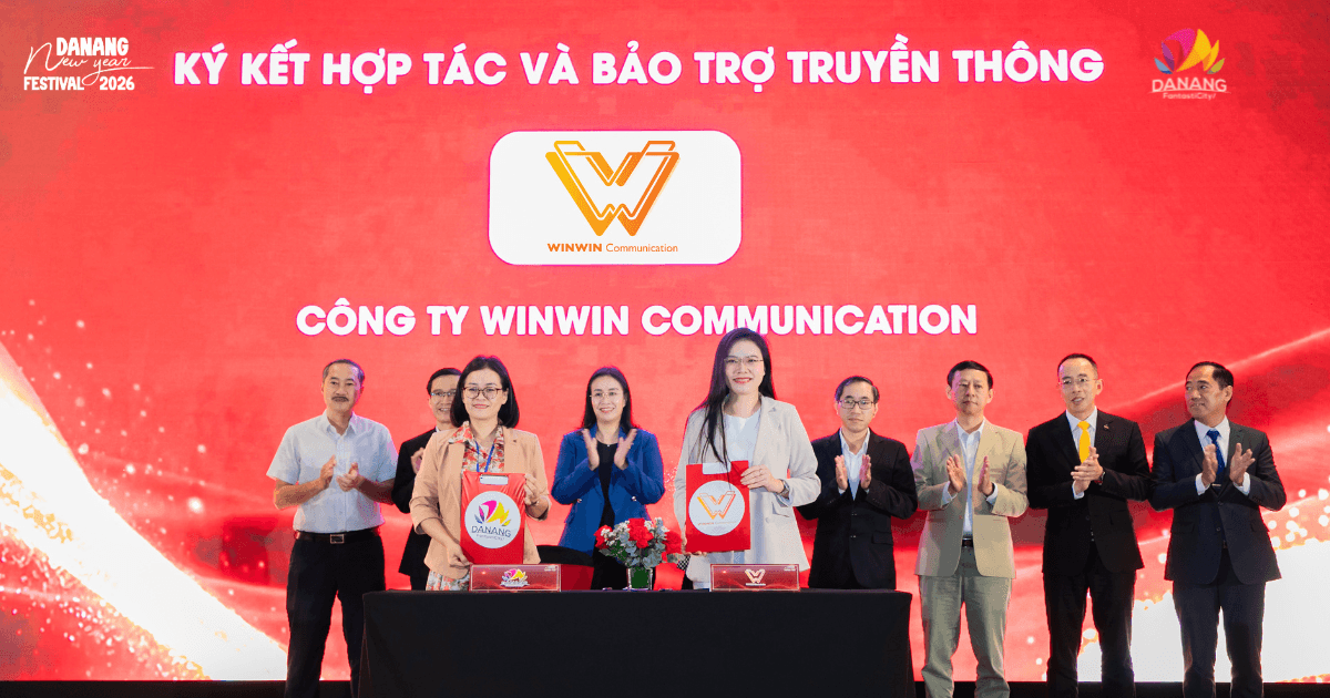 WinWin Communications - nhà bảo trợ truyền thông chính thức của Da Nang New Year Festival 2026